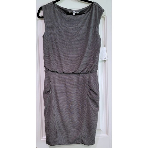 Athleta Westwood micro stripped runched dress NWT size small - Picture 2 of 6